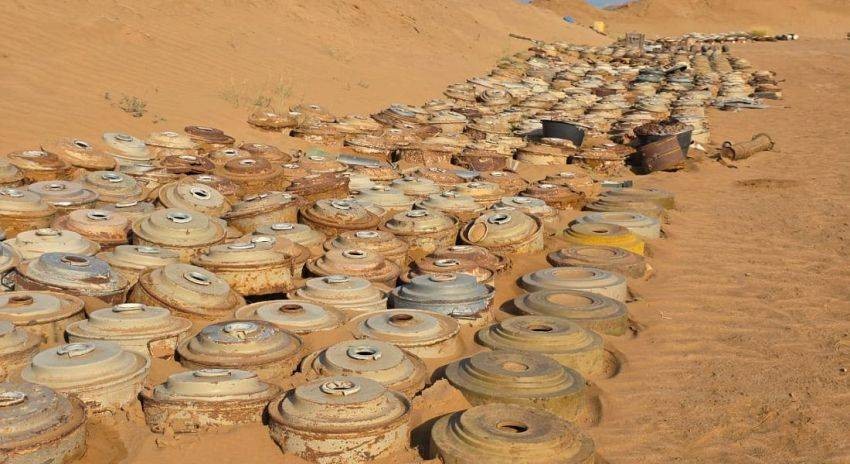 «مسام» ينتزع 2843 لغماً وذخيرة خلال 12 يوماً