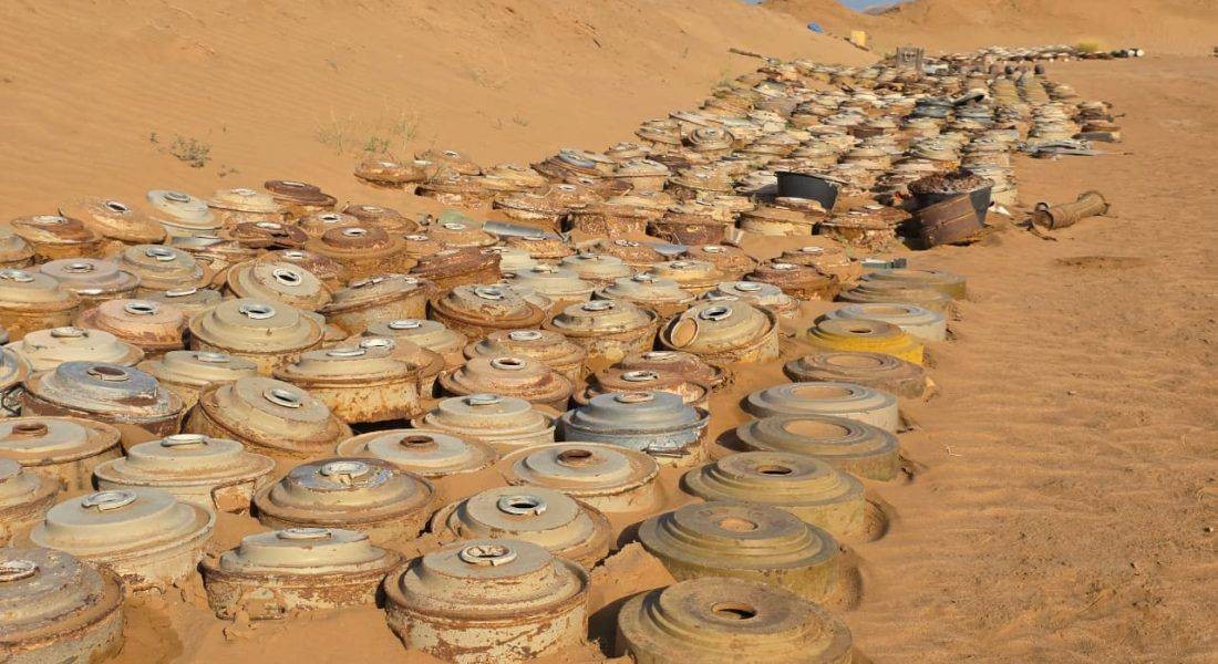 «مسام» يعلن نزع 1,779 لغماً وذخيرة غير منفجرة خلال أسبوع في اليمن