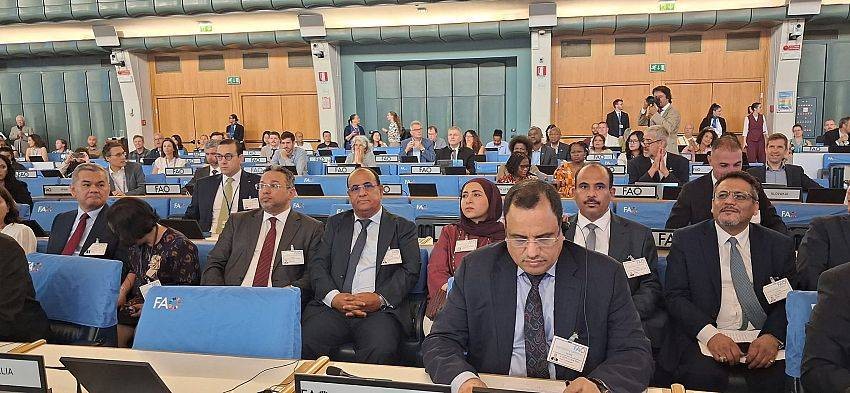 روما: اليمن يشارك في مؤتمر الفاو العالمي للزراعة الذكية