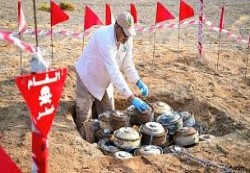 "مسام" يتلف أكثر من 6 آلاف لغم وذخيرة غير منفجرة في باب المندب